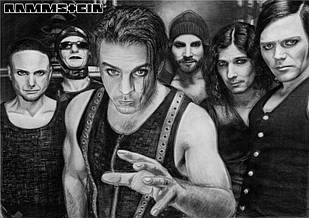 Плакат А3 Rammstein 15