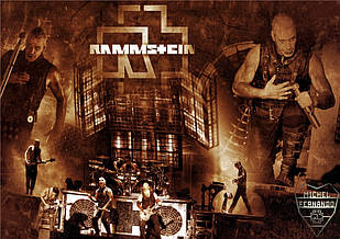Плакат А3 Rammstein 20