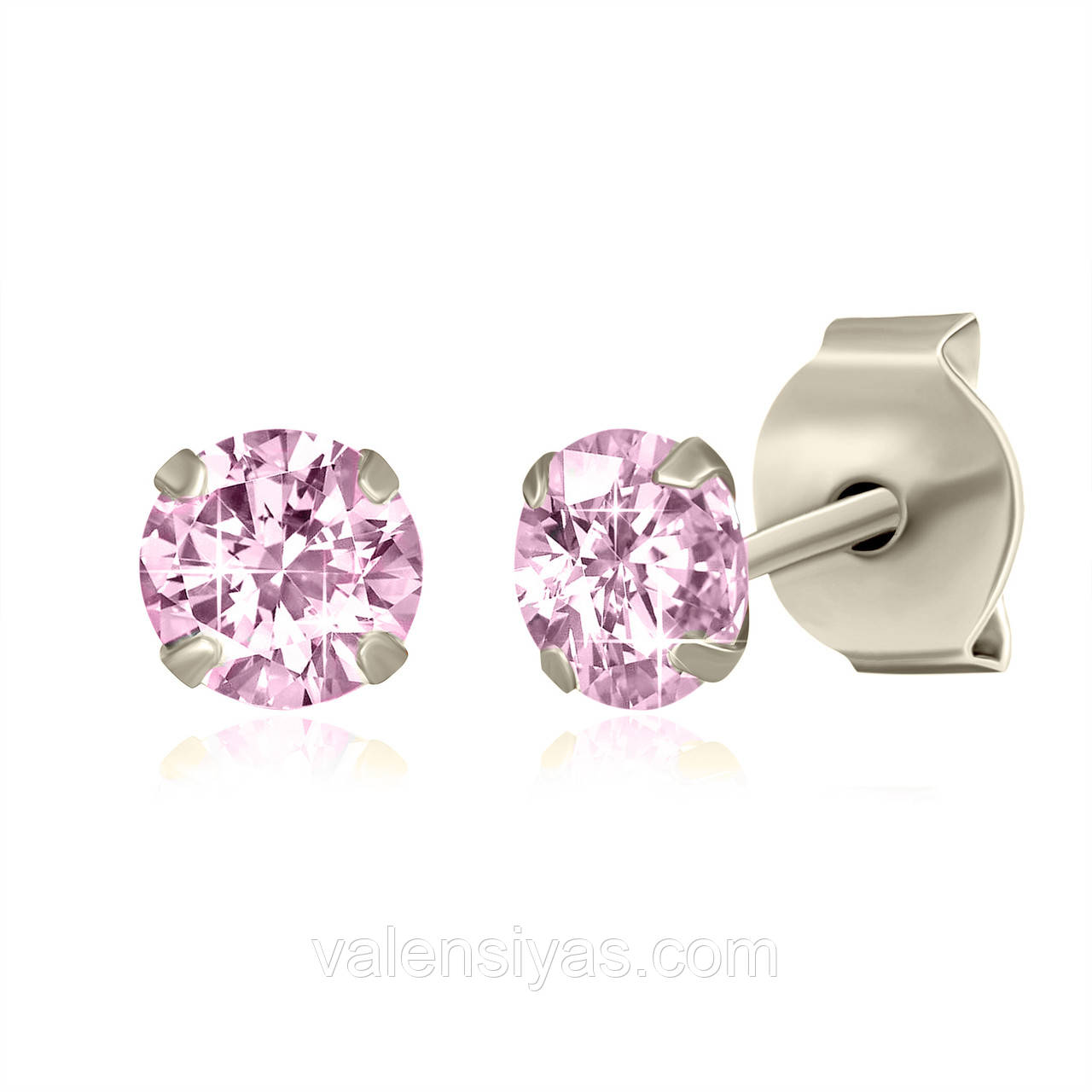 Сережки-пусети срібні з фіанітом С2ФА/603