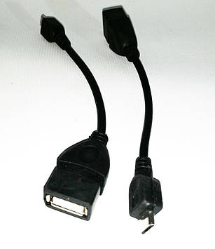 Перехідник OTG USB- micro V8