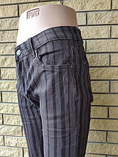Брюки унисекс с высокой посадкой брендовые стрейчевые, есть большие размеры, RESALSA, Турция, фото 3