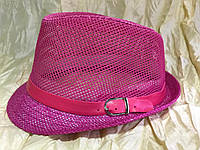Летняя шляпа под мужской стиль маленький размер 52 54