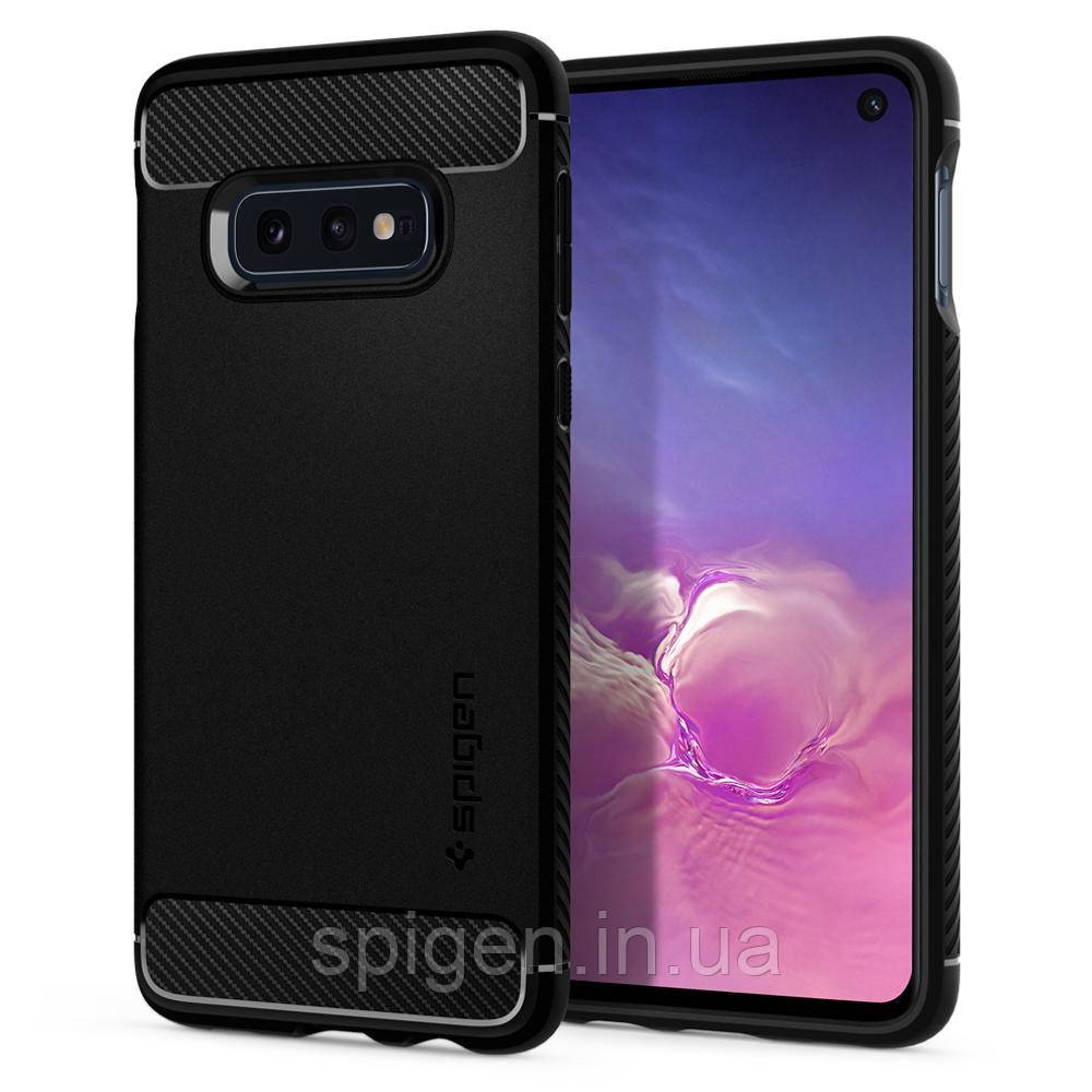 Чохол Spigen для Samsung Galaxy S10e Rugged Armor, Black