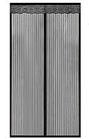 Москітна шторка на двері, москітна сітка 210х100 см