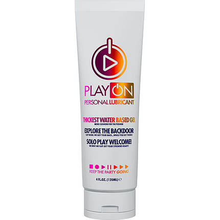 Лубрикант на водній основі PlayOn — H2O Gel, 120 мл , фото 1