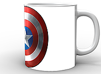 Кружка GeekLand Капитан Америка Captain America щит CA.02.009