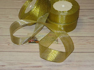 Стрічка парча (золото/срібло, всі розміри)