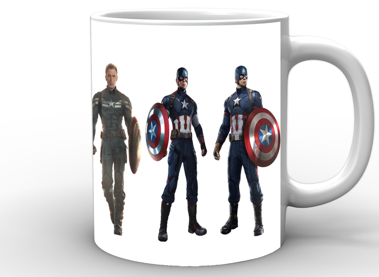 Кружка GeekLand Капітан Америка Captain America костюми CA.02.018, фото 1