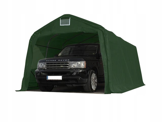 Павільйон гаражний 3,3x6 м ПВХ 550 г/м2 (Зелений)