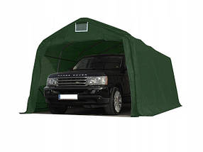 Павільйон гаражний 3,3x6 м ПВХ 550 г/м2 (Зелений)