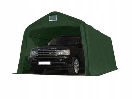 Павільйон гаражний 3,3x6 м ПВХ 550 г/м2 (Зелений), фото 1