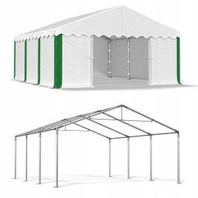 Весільний павільйон, торговий, гаражний 4x6 м PE 240 г/м2
