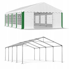 Весільний павільйон, торговий, гаражний 5x8 м PE (поліетилен) 240 г/м2