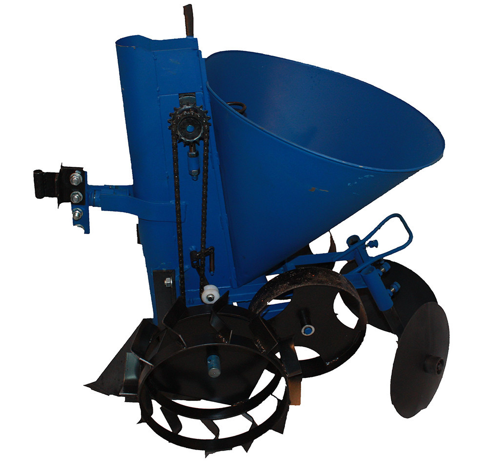 Картоплесаджалка мотоблочна КС4 (стрічка+транспортні колеса), фото 1