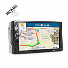 Автомагнітола коротка база 7010G 2 Din 7 дюймів HD GPS-навігатор, фото 4