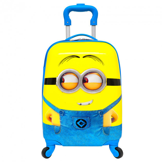 Дитяча валіза на 4 коліщатках Міньйони 22 літри, колір жовтий