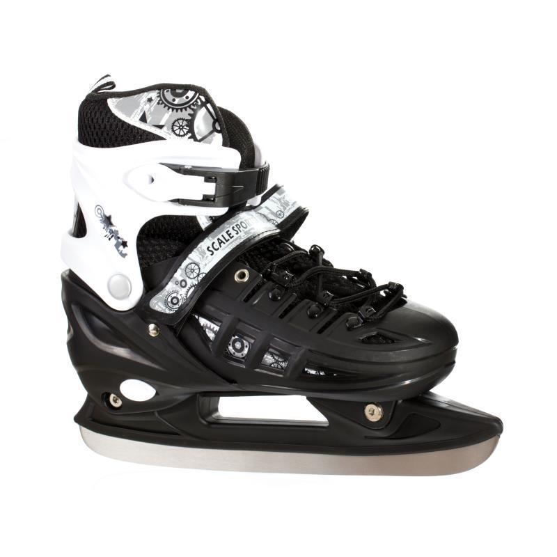 Коньки раздвижные Scale Sport Black размер 29-33