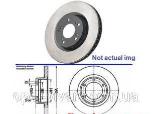 Гальмівний диск задній R16-вент. D305 NISSAN PRIMASTAR 00-14 (НІСАН ПРИМАСДАРУ)