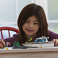 Конструктор лего ситі яхта для дайвінгу LEGO City Great Vehicles Diving Yacht 60221 Building Kit 