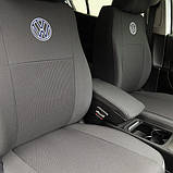 Чохли салону Volkswagen Caddy передні (1+1) 2004-2010 г (авточохли Кадді), фото 6