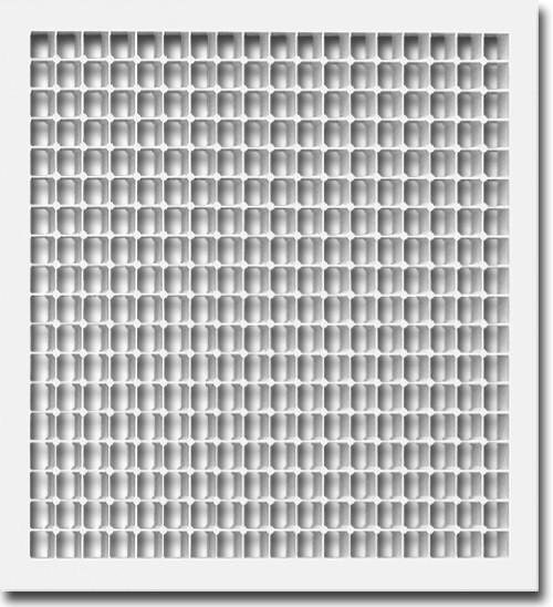Вентиляційна решітка 300/300 мм (270/278 мм) з пружинним кріпленням ABS пластик, фото 1