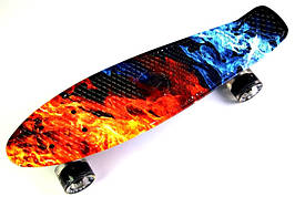 Скейт "Penny Board" "Fish" Fire and Ice.