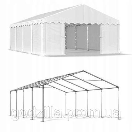 Весільний павільйон, торговий, гаражний 3x8 м PE (поліетилен) 240 г/м2