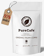 Кава PureCafe Intenso мелена 80% Арабіка 20% Робуста Італія 250g