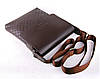 Мужская кожаная сумка через плечо Polo Videng Paris Сумка-планшет+Клатч в Подарок Барсетка, фото 9
