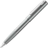 Ручка Чернильная Lamy Aion Матовый Хром F / Чернила T10 Синие (4014519689164)