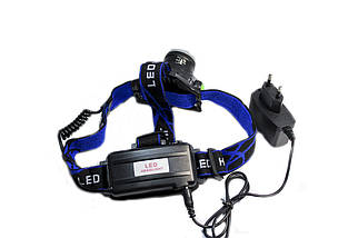 Налобний ліхтарик Smarter BL-2816 XPE (Police 6699) 2 акумулятори, фото 4