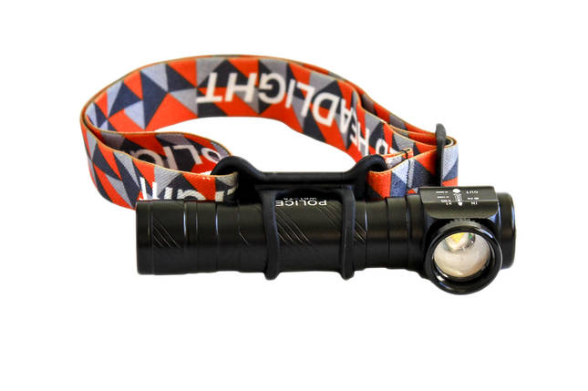 Налобний ручний ліхтарик W01-T6 USB (2 в 1), фото 1