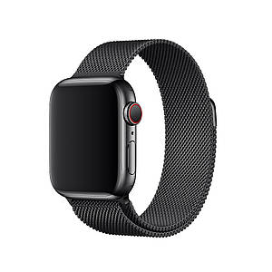 Ремінець DK для Apple Watch 38mm (Series 1 / 2 / 3) | Металл Milanese Loop (05526) (black)