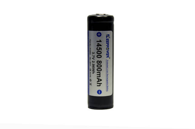 Акумулятор Keeppower 14500 800mAh Li-ion Battery, фото 2