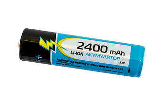 Акумулятор Rablex 18650 2400mAh Li-ion 3.7v з захистом, фото 2