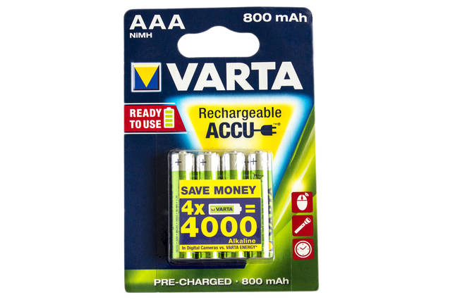 Аккумулятор Varta AAA 800mAh NiMh (4 шт.) Rechargeable Accu, фото 2