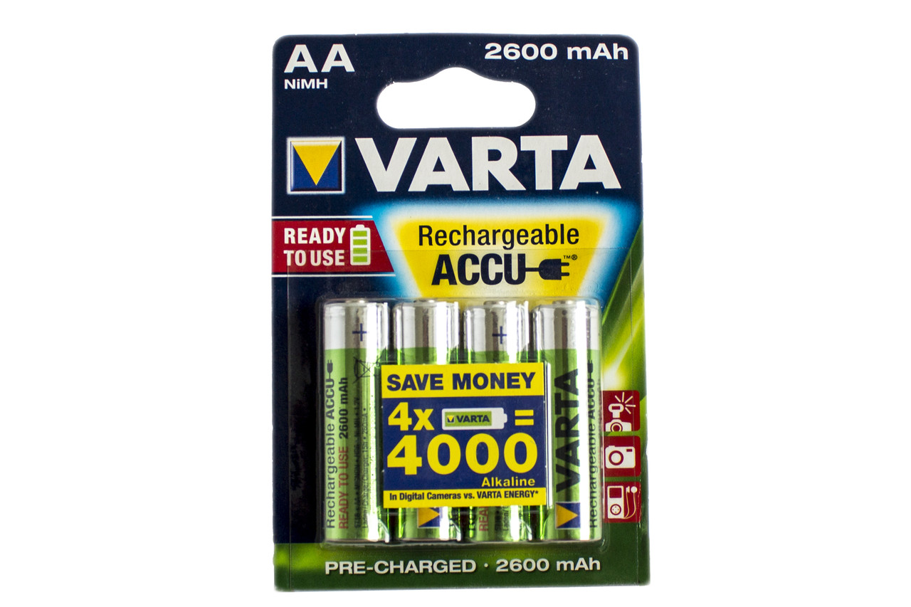Акумулятор Varta AA 2600mAh NiMh (4 шт.) Rechargeable Accu