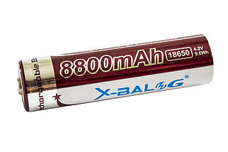 Аккумулятор X-Balog 18650 8800mAh Li-ion Battery, фото 2