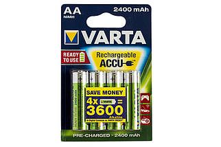 Аккумулятор Varta AA 2400mAh NiMh (4 шт.) Rechargeable Accu, фото 2