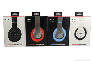 Бездротові Bluetooth-навушники P15 Wireless Headphone, фото 2