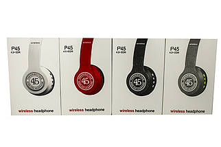 Бездротові Bluetooth-навушники P45 Wireless Headphone, фото 2