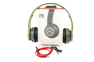 Бездротові Bluetooth-навушники P45 Wireless Headphone, фото 2