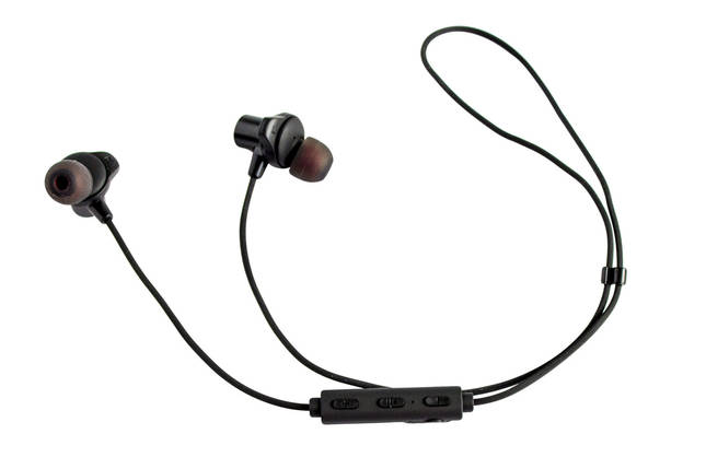 Bluetooth-навушники Remax RB-S7 Sporty Earphone, стерео гарнітура білі / чорні, фото 2