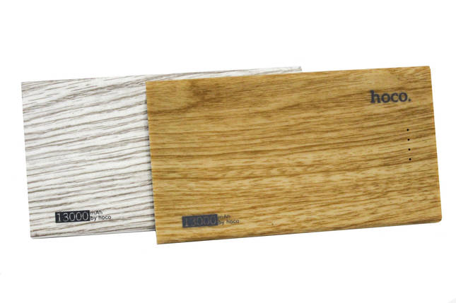 Повер банк (Power Bank) Hoco Wood Grain B12В 13000 mAh, фото 2
