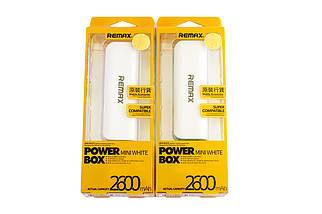 Повер банк (Power Bank) Remax mini White 2600 mAh, фото 2