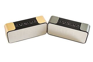 Портативна Bluetooth колонка РТН-305 + годинник + будильник, фото 3
