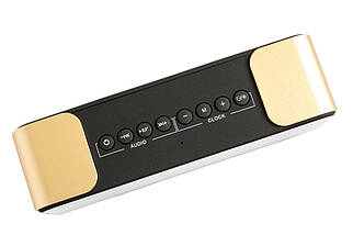 Портативна Bluetooth колонка РТН-305 + годинник + будильник, фото 2