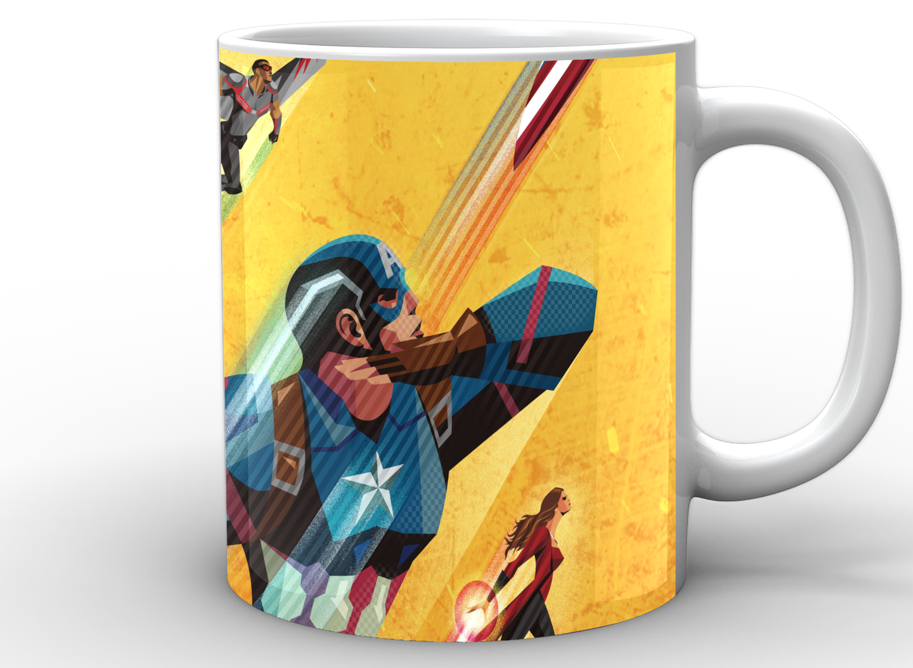 Кухоль GeekLand Капітан Америка Captain America комікс CA.02.037, фото 1