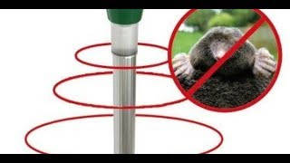 Відлякувач «Стоп Кріт» на сонячних батареях SY313 для саду городу від кротів, фото 2