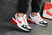 Чоловічі весняні кросівки Nike,білі з червоним 44,45,46, фото 2